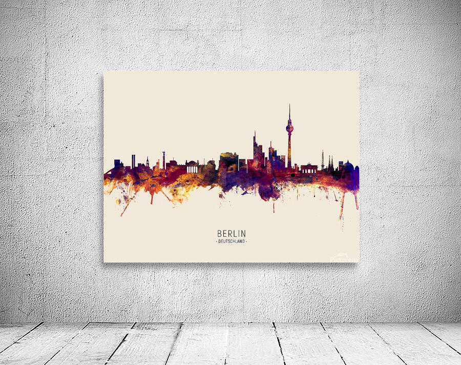 Berlin Germany Skyline Wall Preview