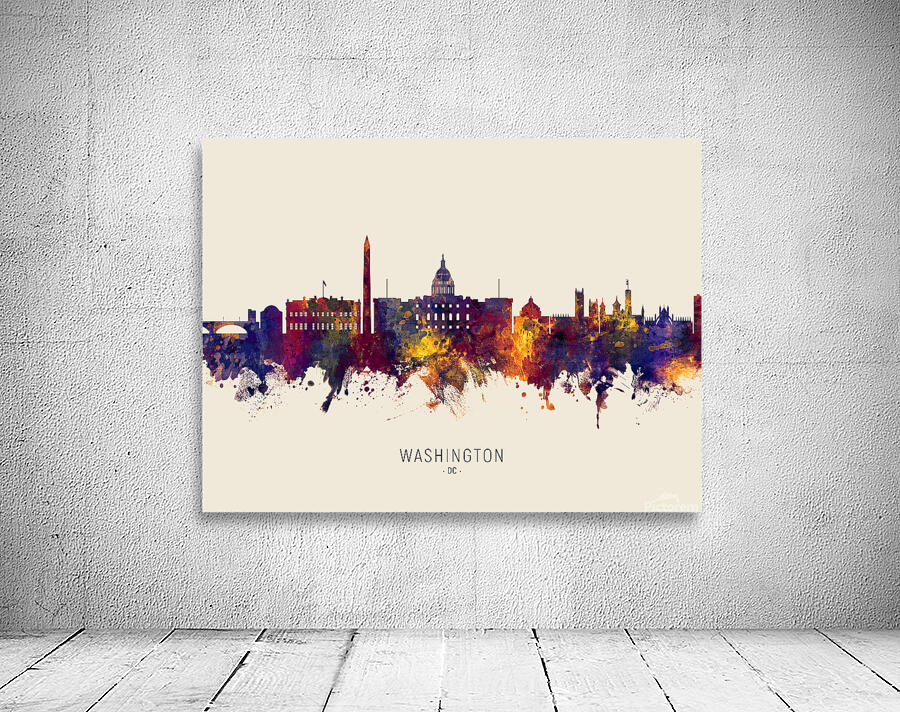 Washington DC Skyline Wall Preview