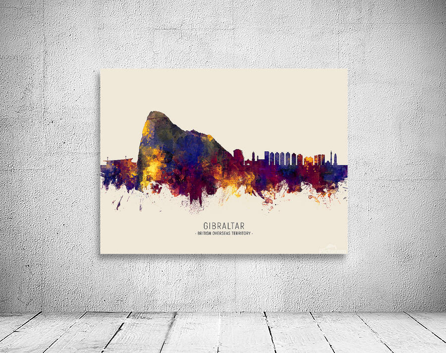 Gibraltar Skyline Wall Preview