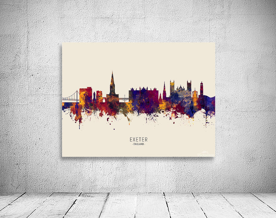 Exeter England Skyline Wall Preview