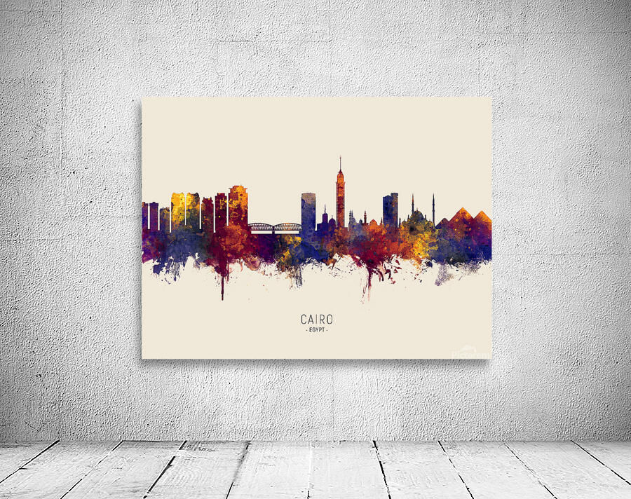 Cairo Egypt Skyline Wall Preview