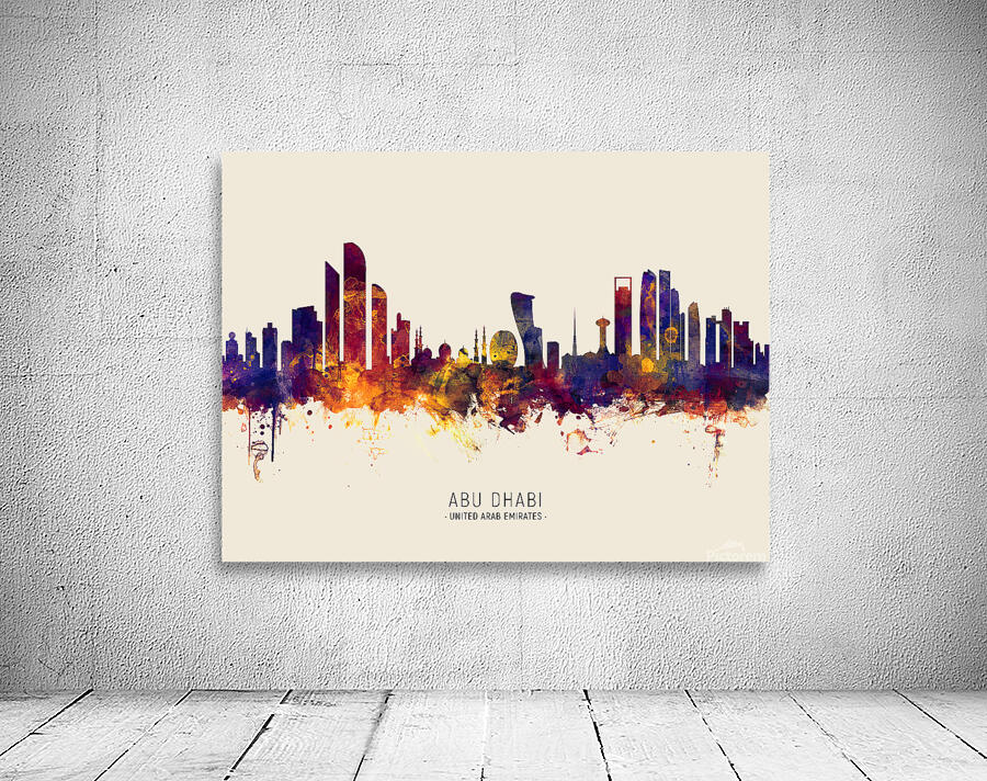Abu Dhabi Skyline Wall Preview