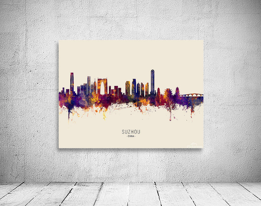 Suzhou China Skyline Wall Preview