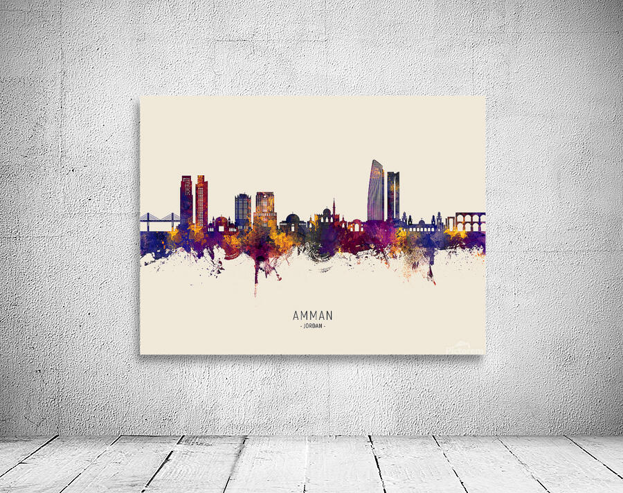 Amman Skyline Wall Preview