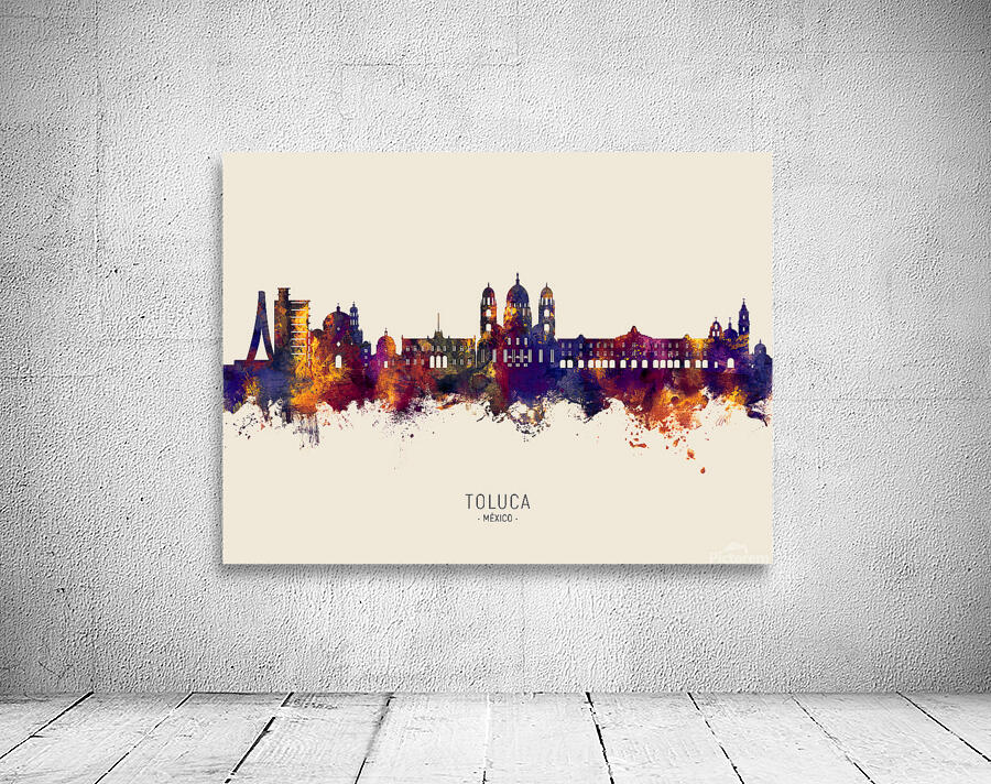 Toluca Skyline Mexico by Michael Tompsett Wall Art