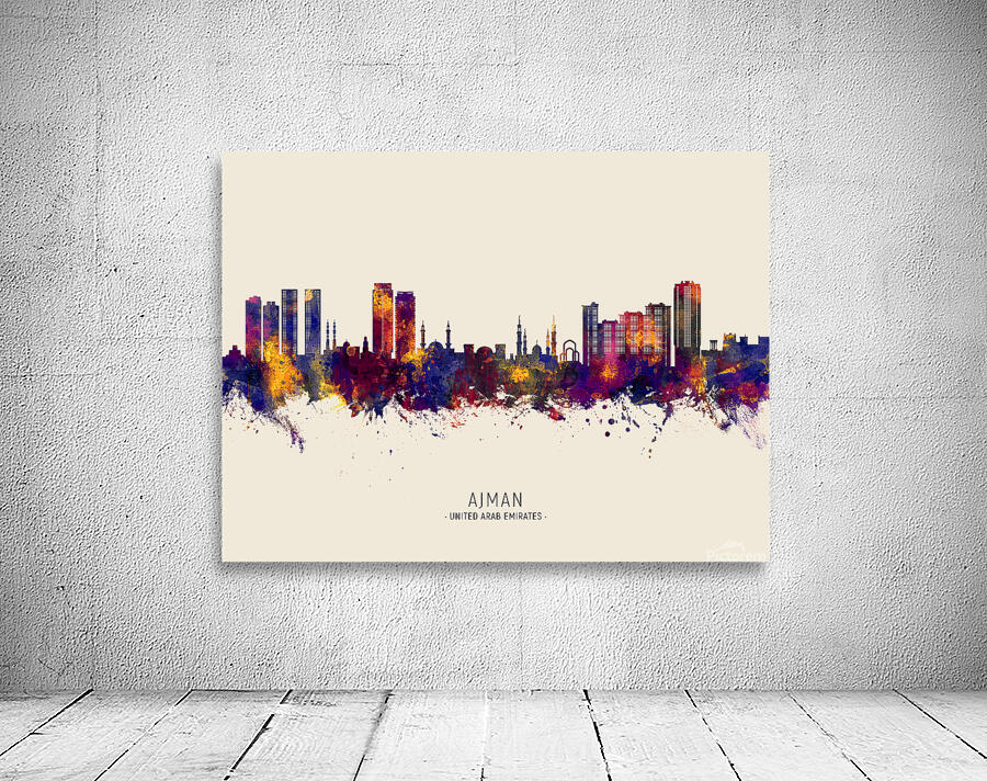 Ajman Skyline Wall Preview