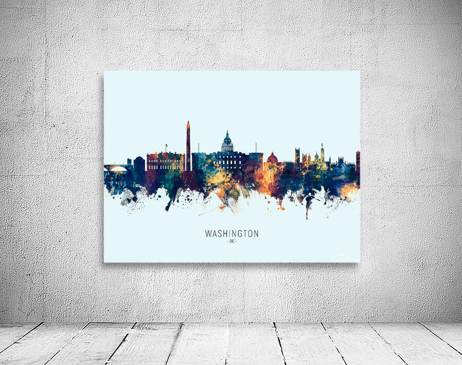 Washington DC Skyline Wall Preview