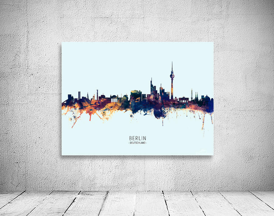 Berlin Germany Skyline Wall Preview