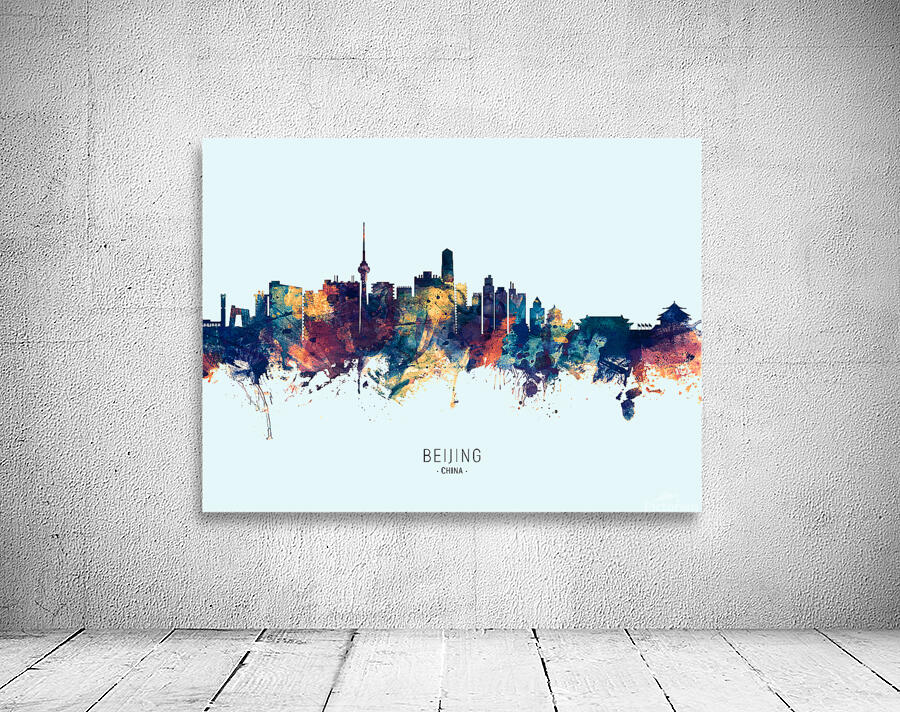 Beijing China Skyline Wall Preview