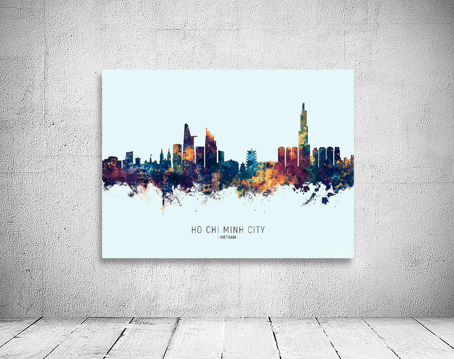 Ho Chi Minh City Vietnam Skyline Wall Preview