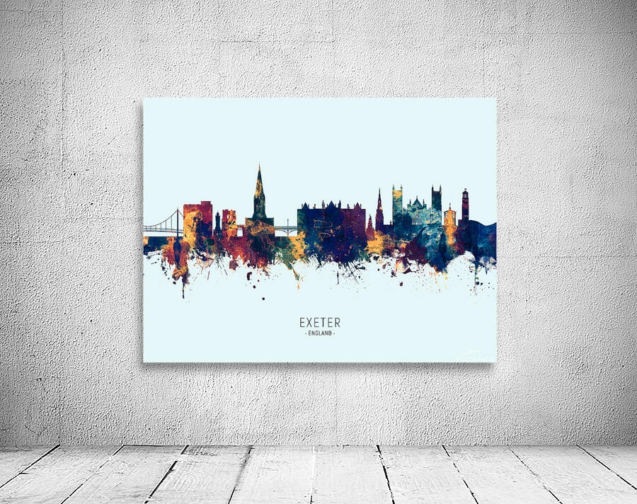 Exeter England Skyline Wall Preview