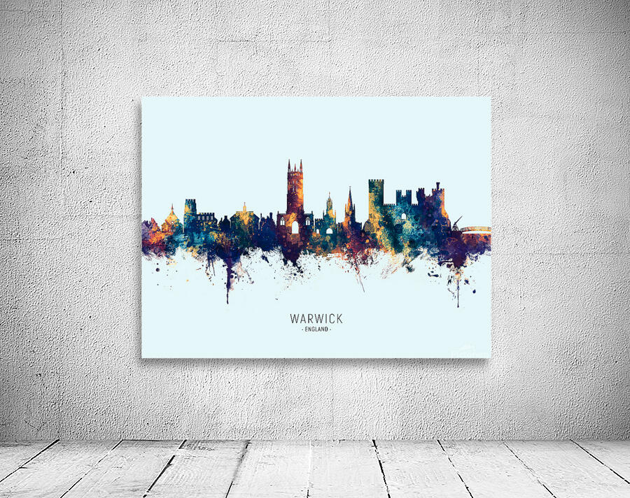 Warwick England Skyline Wall Preview