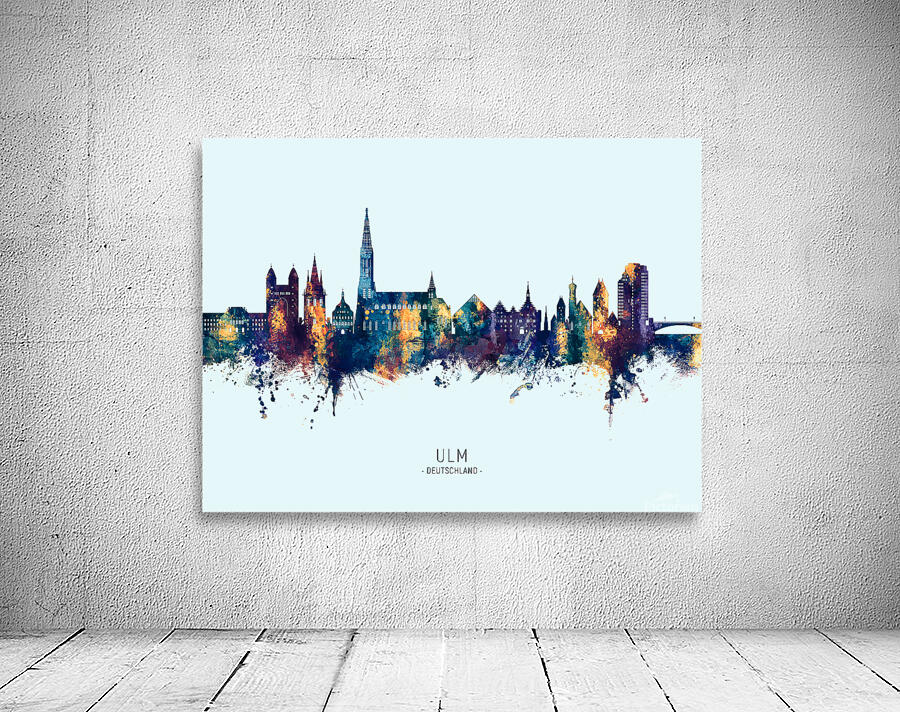 Ulm Germany Skyline Wall Preview