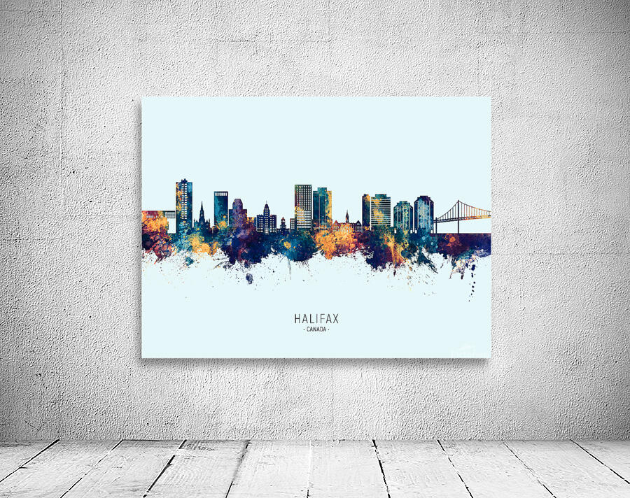 Halifax Canada Skyline Wall Preview
