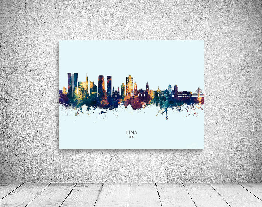Lima Peru Skyline Wall Preview