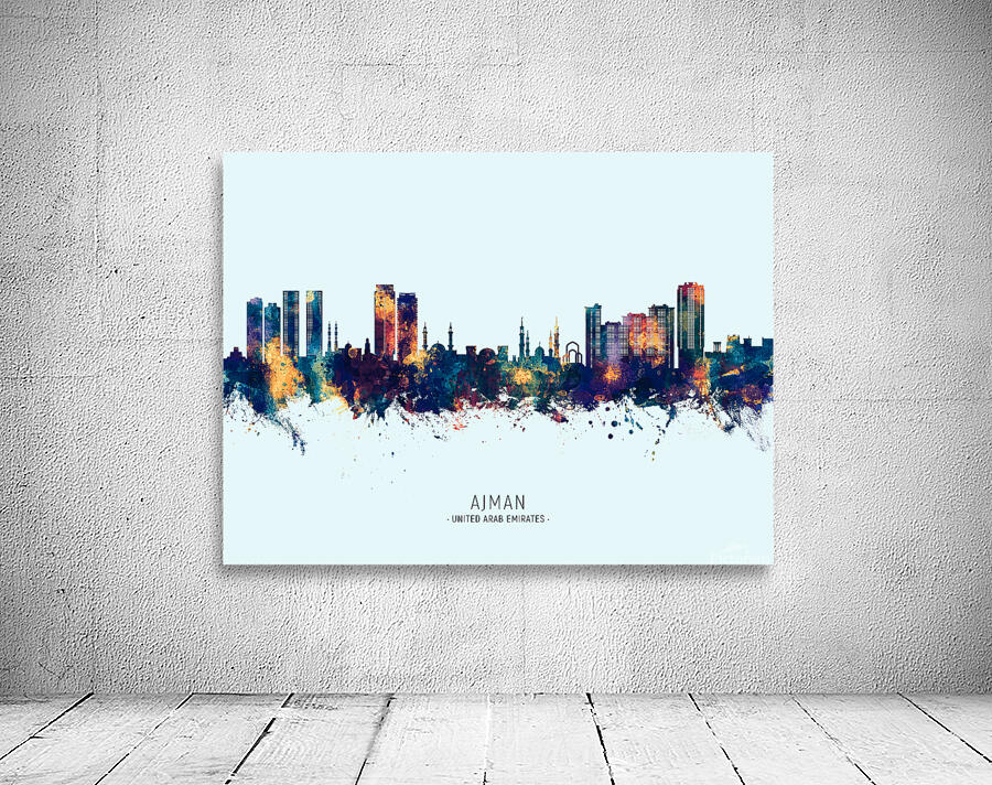 Ajman Skyline Wall Preview
