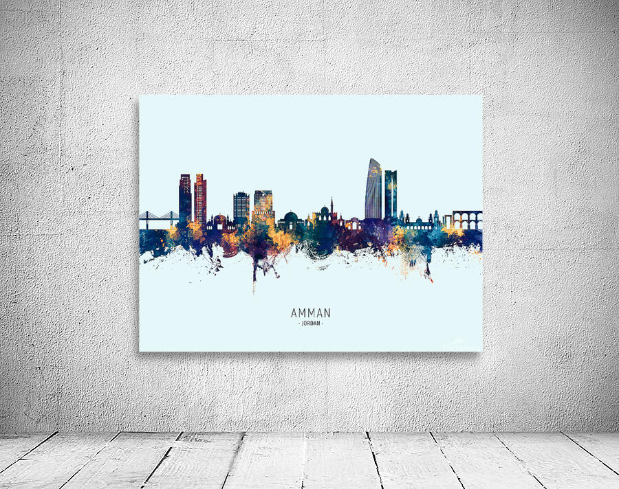 Amman Skyline Wall Preview