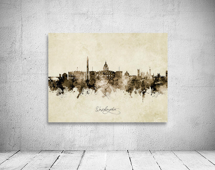 Washington DC Skyline Wall Preview