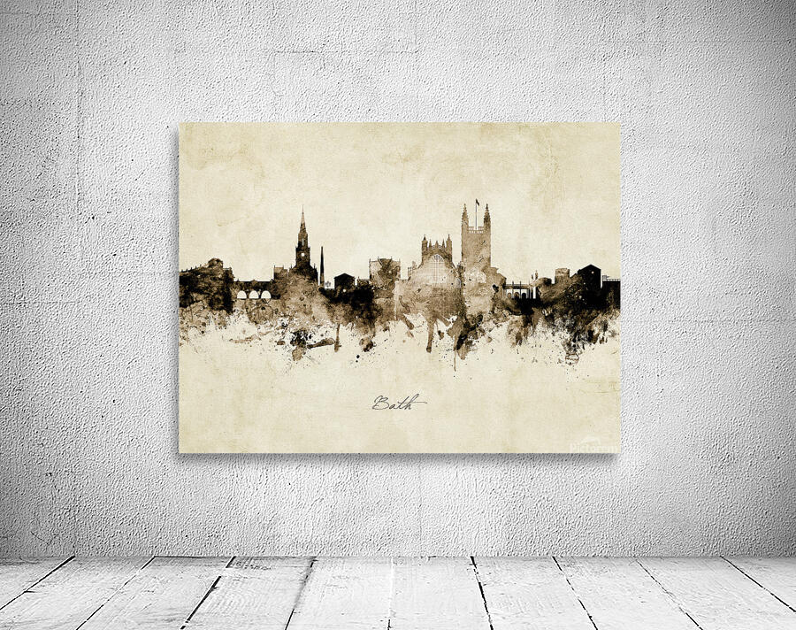 Bath England Skyline Wall Preview