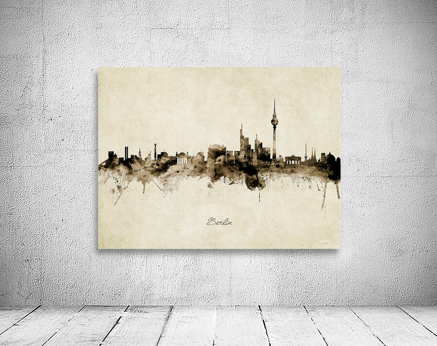 Berlin Germany Skyline Wall Preview