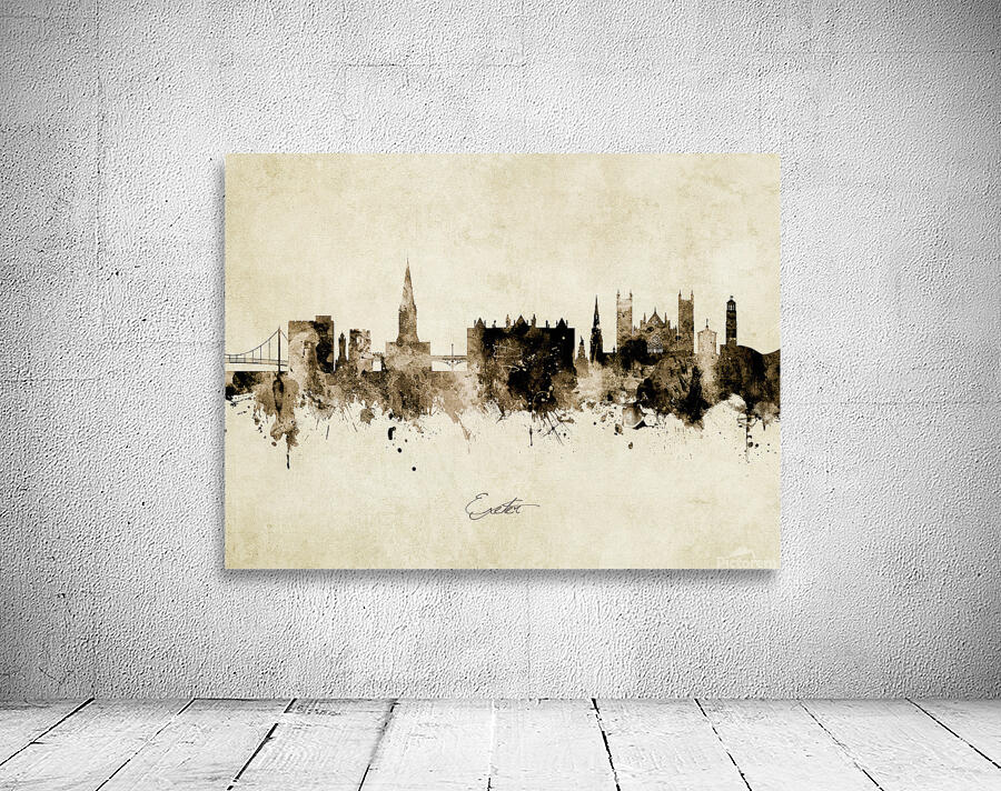 Exeter England Skyline Wall Preview