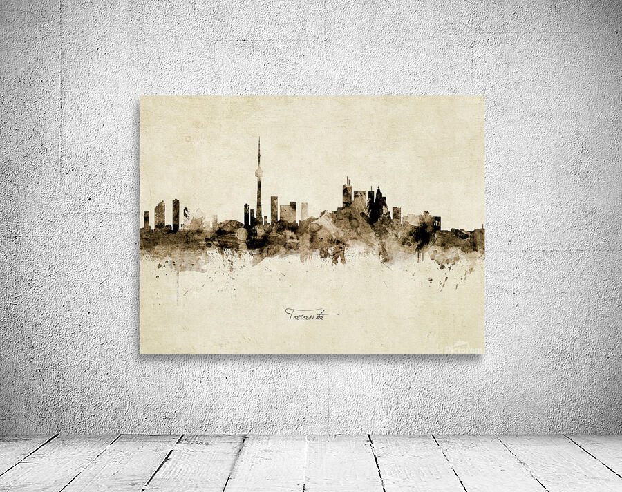 Toronto Canada Skyline Wall Preview