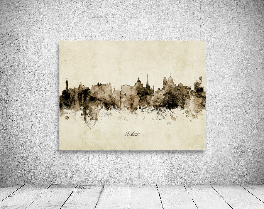 Victoria Canada Skyline Wall Preview