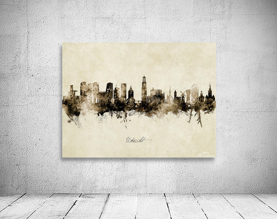 Utrecht The Netherlands Skyline Wall Preview