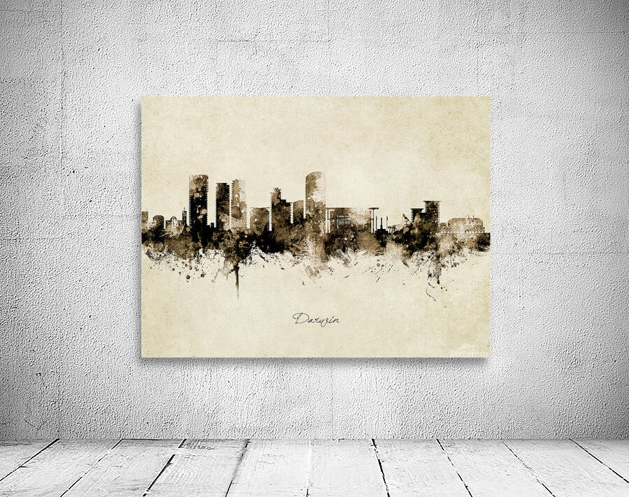 Darwin Australia Skyline Wall Preview
