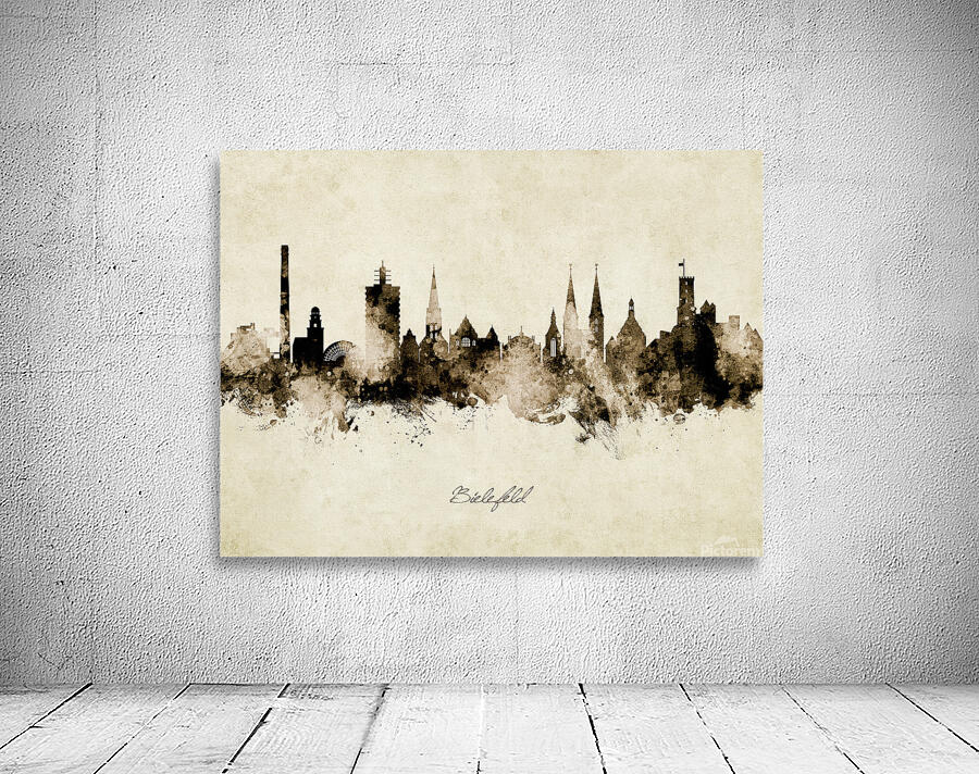 Bielefeld Germany Skyline Wall Preview
