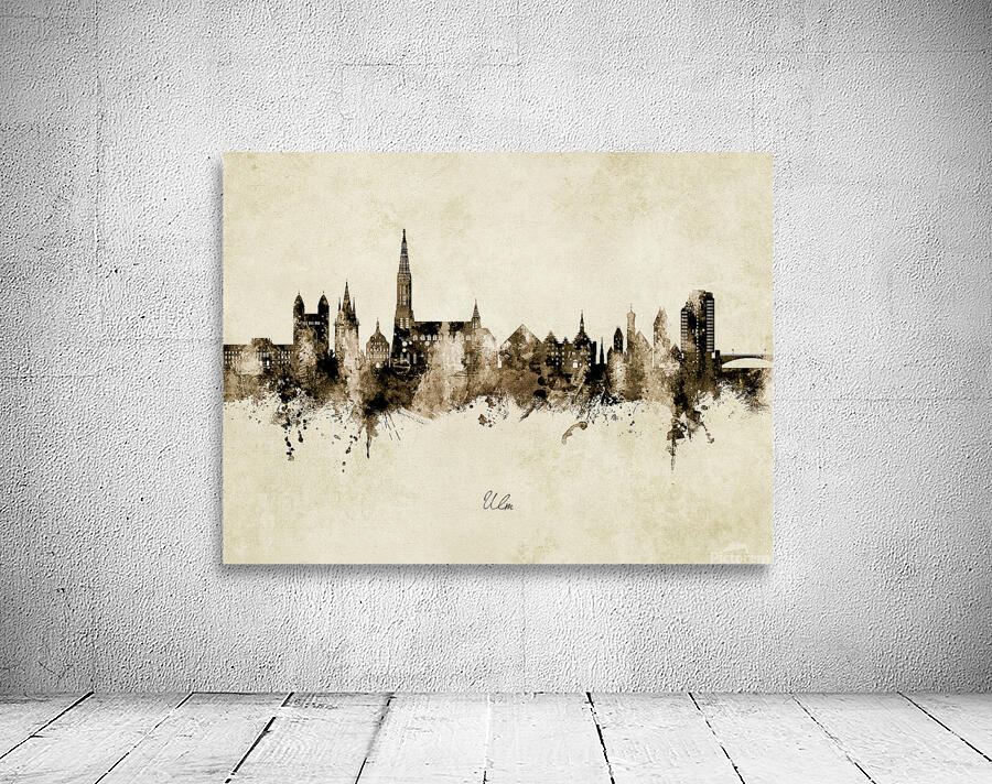 Ulm Germany Skyline Wall Preview