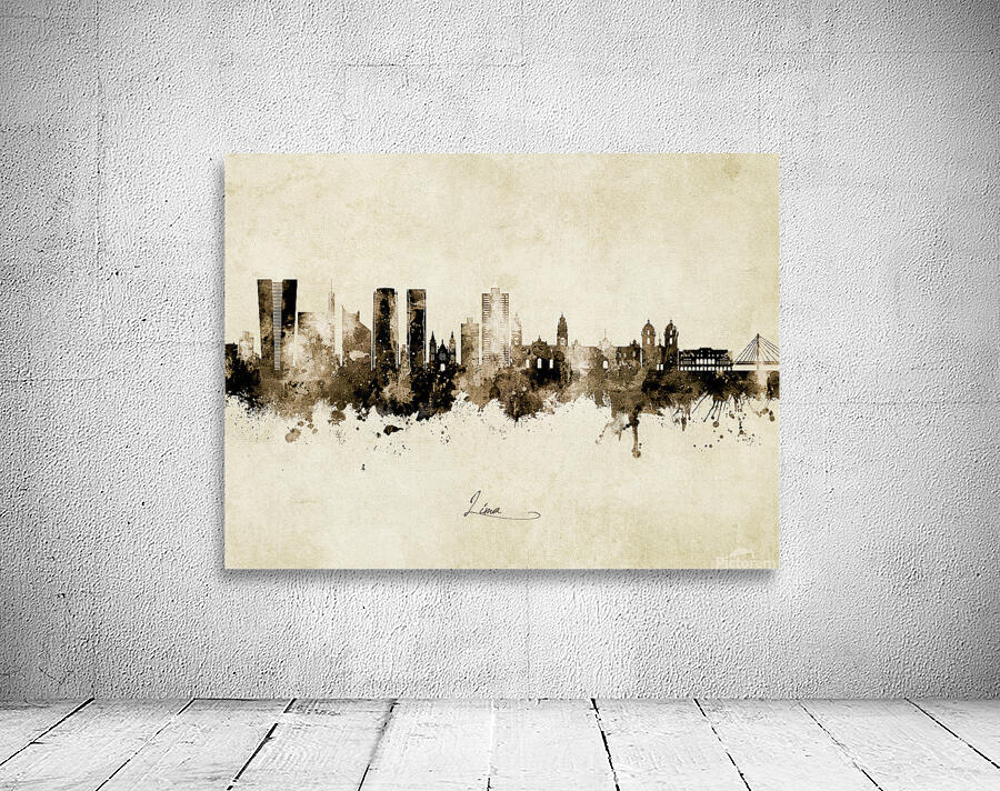 Lima Peru Skyline Wall Preview