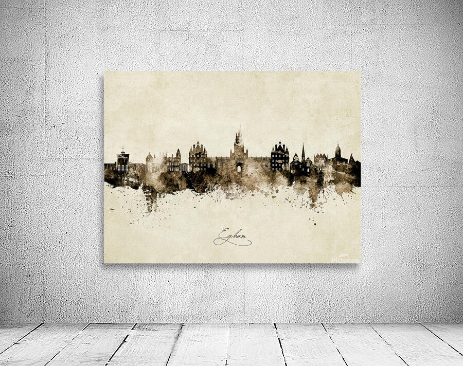 Egham England Skyline Wall Preview