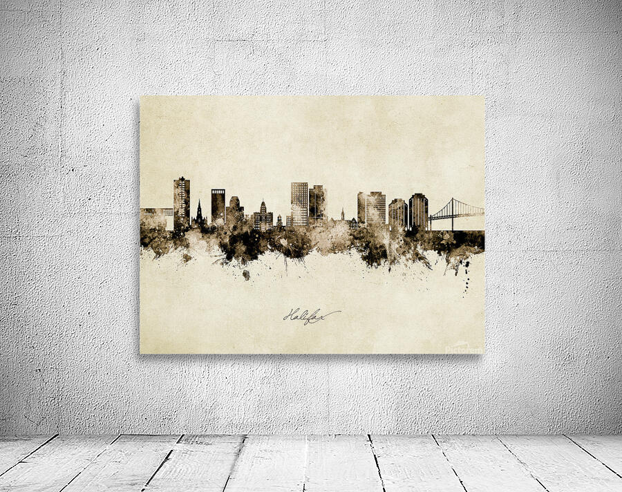 Halifax Canada Skyline Wall Preview
