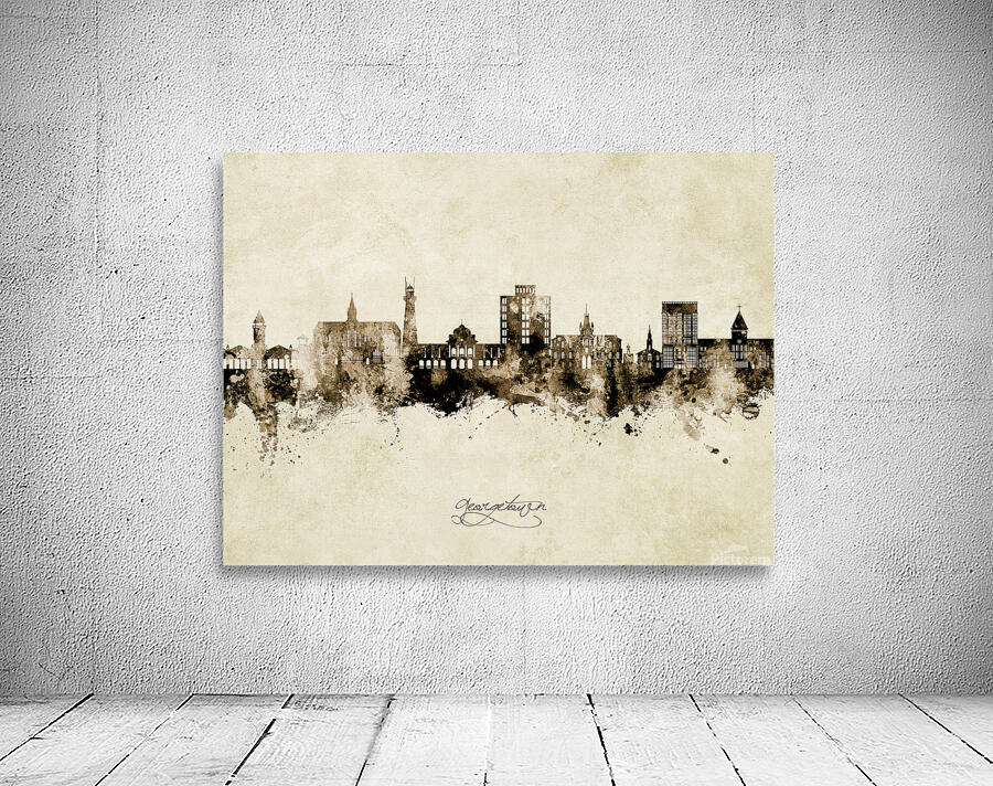 Georgetown Guyana Skyline Wall Preview