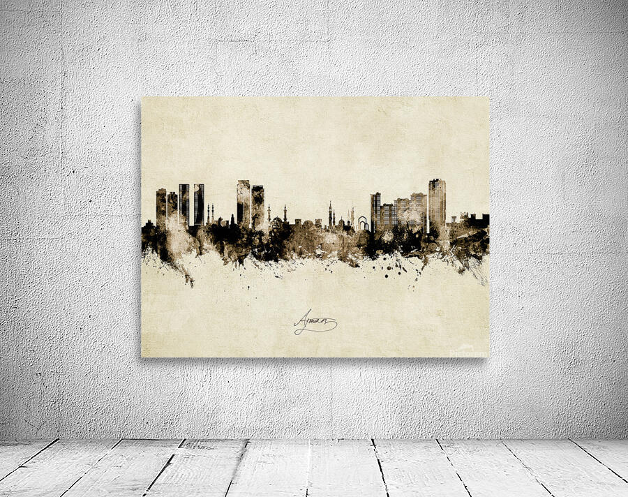 Ajman Skyline Wall Preview