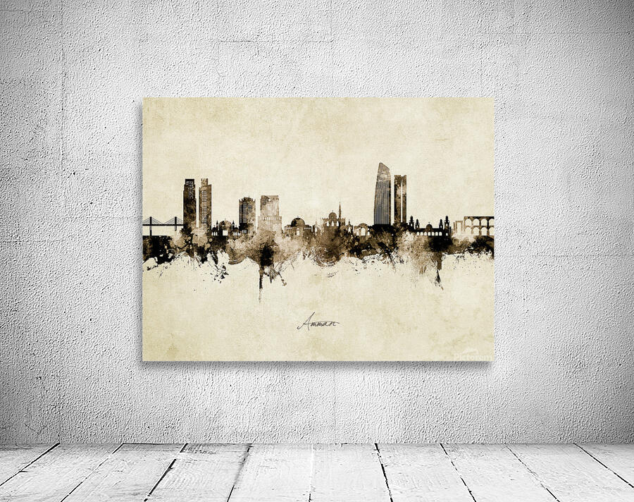 Amman Skyline Wall Preview