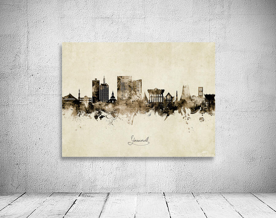 Yaounde Cameroon Skyline Wall Preview