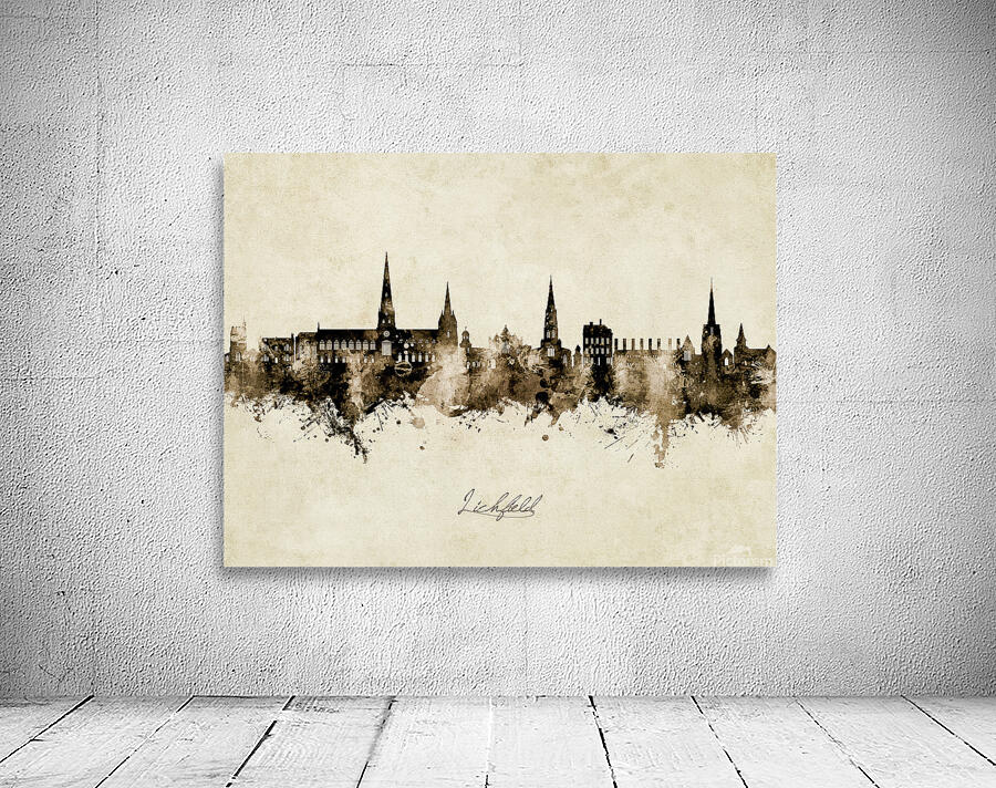 Lichfield England Skyline Wall Preview