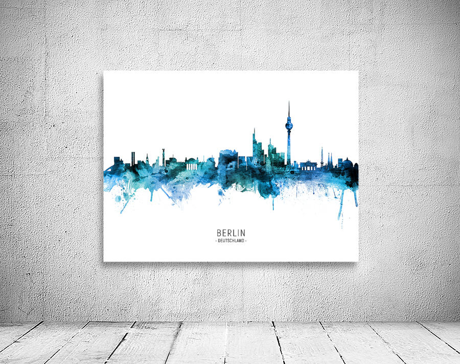 Berlin Germany Skyline Wall Preview
