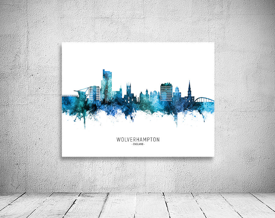 Wolverhampton England Skyline Wall Preview