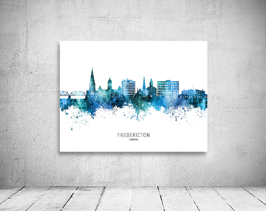 Fredericton Canada Skyline Wall Preview