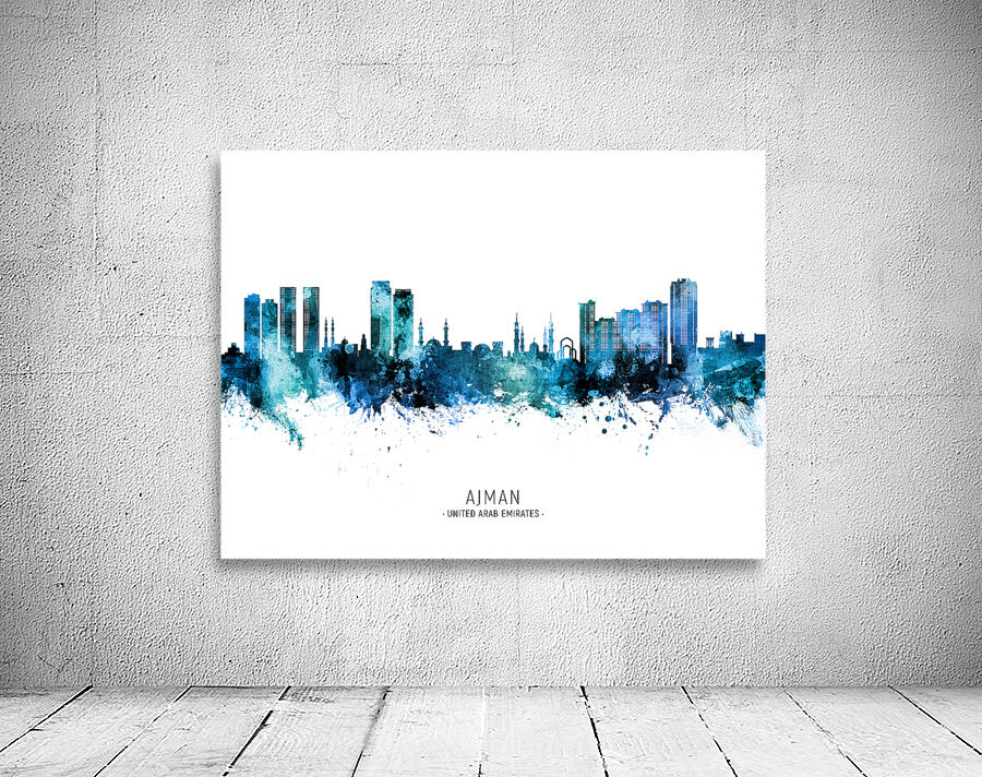 Ajman Skyline Wall Preview