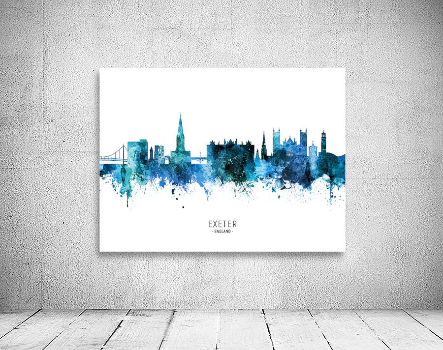 Exeter England Skyline Wall Preview
