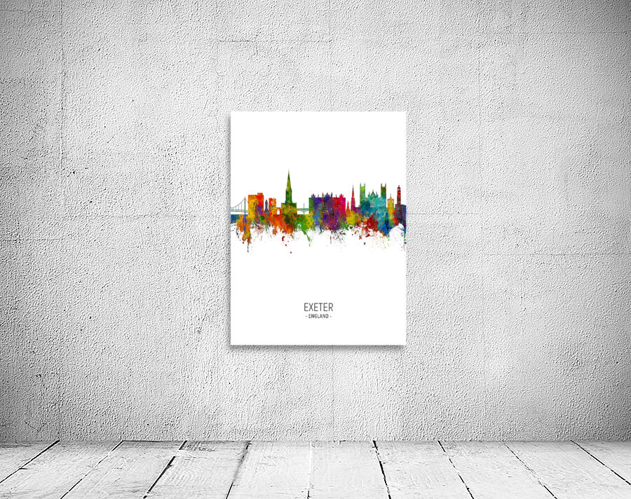Exeter England Skyline Wall Preview