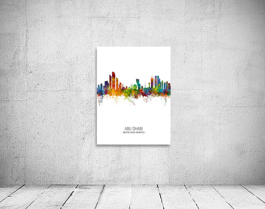 Abu Dhabi Skyline Wall Preview