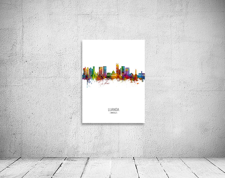 Luanda Angola Skyline Wall Preview