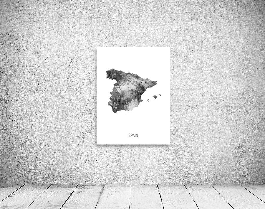 Spain Watercolor Map Wall Preview