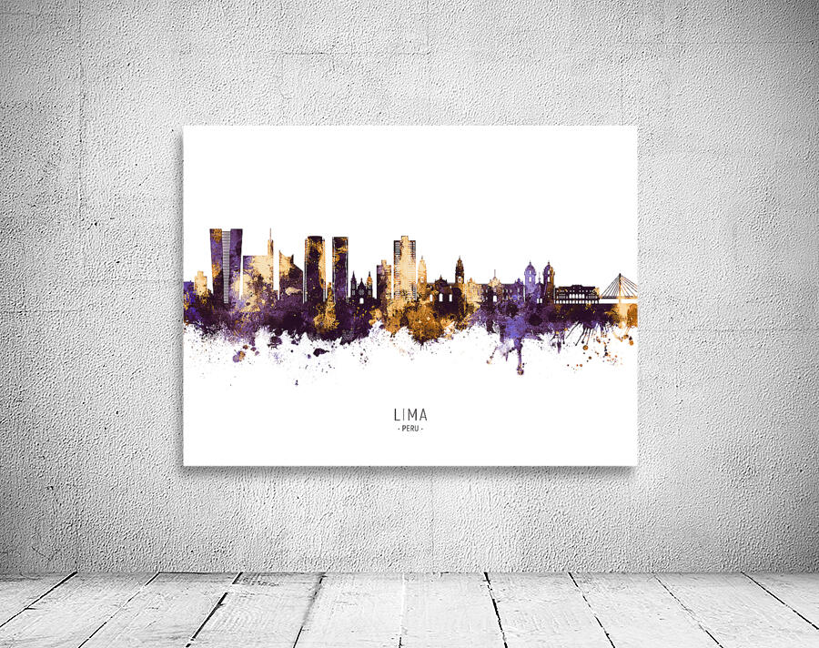 Lima Peru Skyline Wall Preview