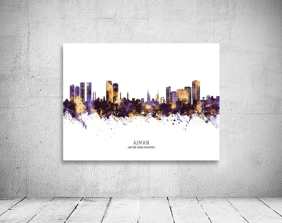 Ajman Skyline Wall Preview